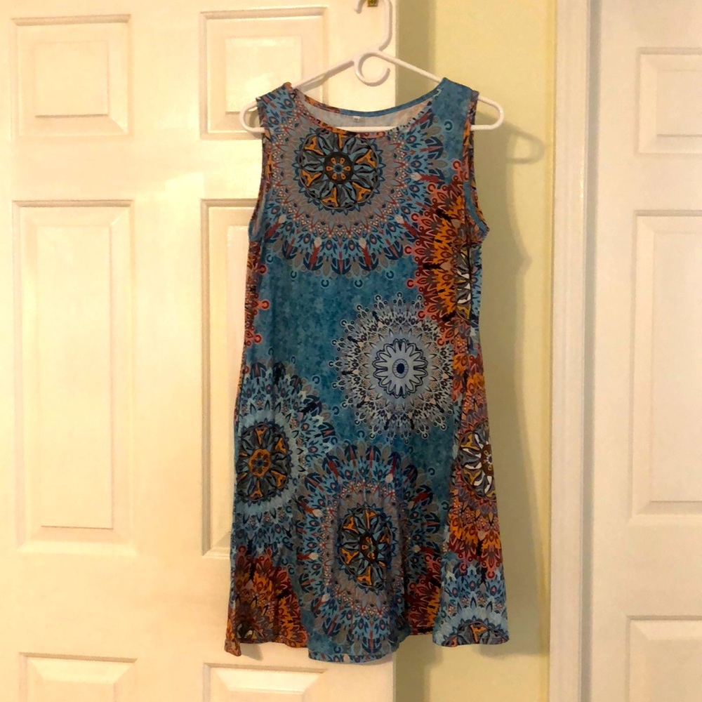 Mandala dress size small it has pockets!